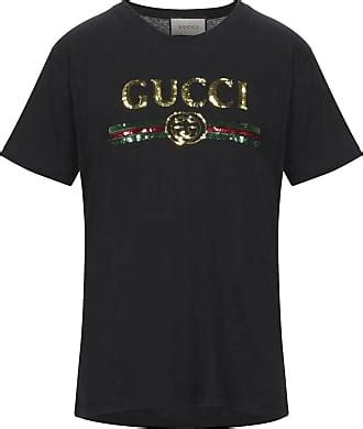 maglietta uomo gucci con catena disegnata|magliette gucci uomo.